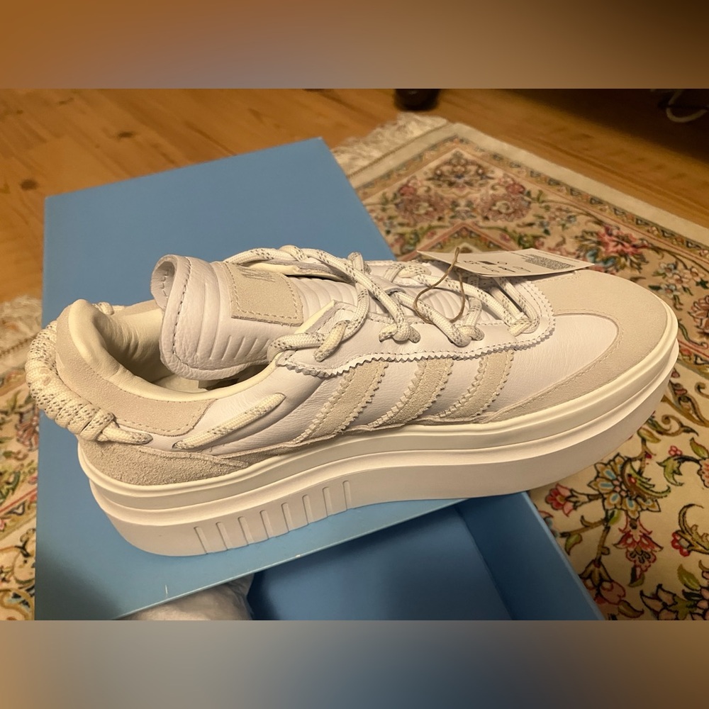 IVY Park Super Sleek Adidas White Chunky Platform Sneakers